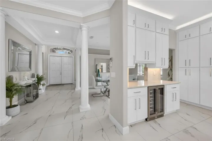 Front Entry into Kitchen