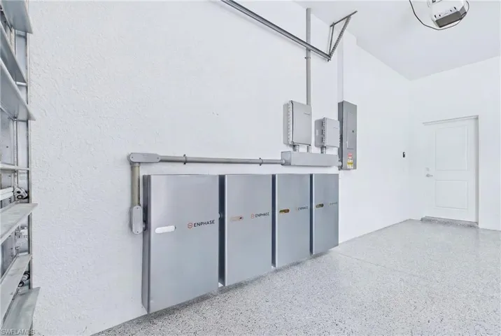 Integrated Enphase energy storage system featuring four battery units