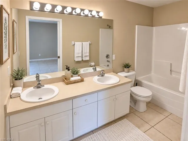 Master Bathroom with Dual Sinks