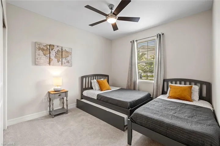 Bedroom 3 Twin and Twin Trundle Bed