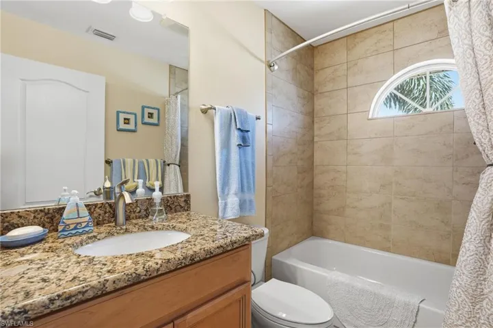 Spare Bathroom with Shower and Tub - Virtually Edited Image