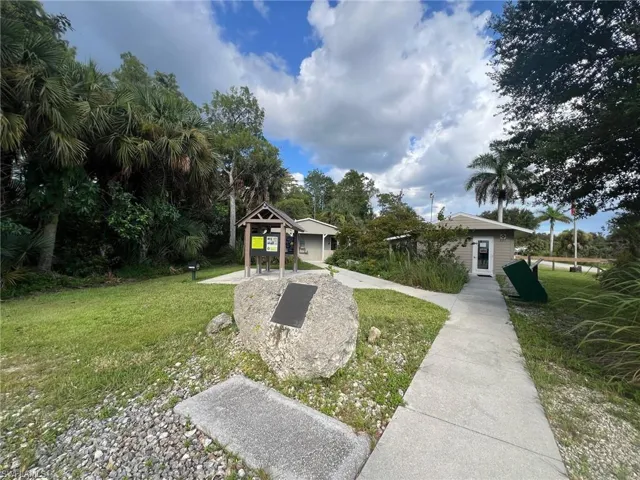 View of community with a lawn