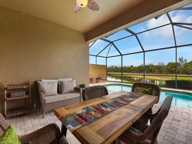 Enough Room For Outdoor Dining Set & Lounging Area