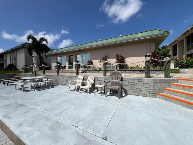 View of patio