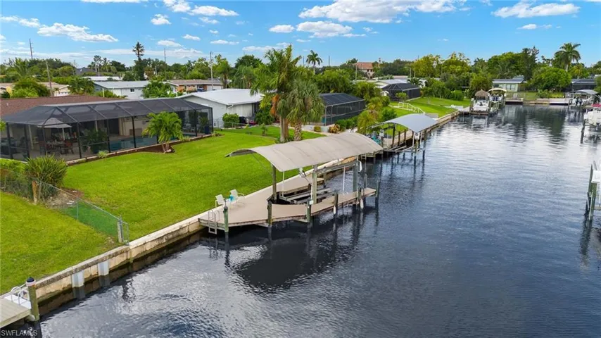 Aerial dock view