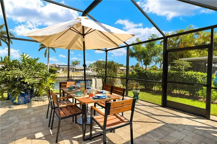Patio dining