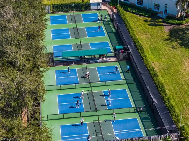 Aerial view of Pickleball center