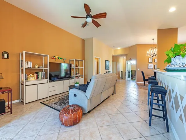 Keep track of all of your guests with this open floor plan!
