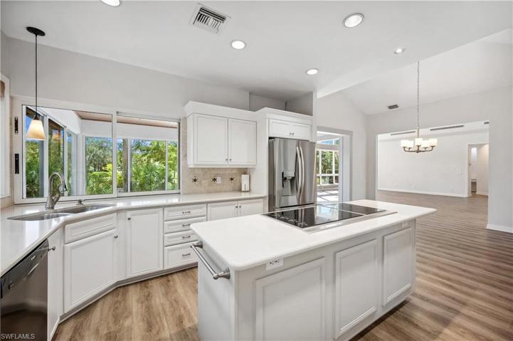 Solid wood cabinetry & plethora of storage.
