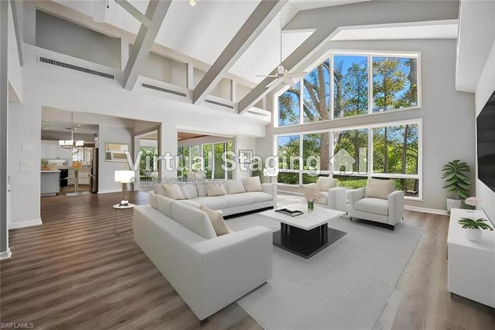 Virtually Staged living space