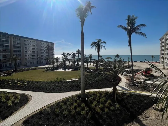 View of property's community with a water view