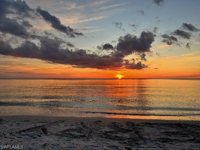 Sunset out front!