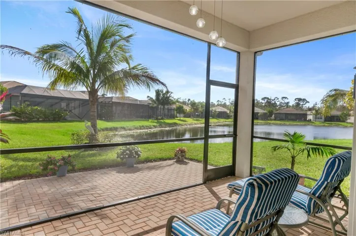 View from covered Lanai