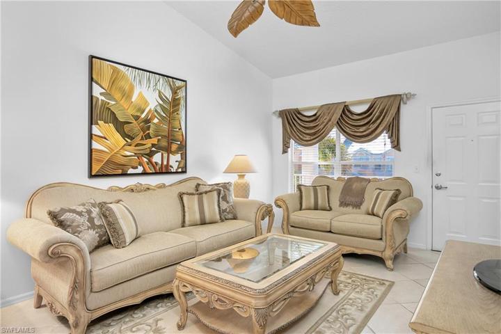 High ceilings give this unit a spacious feel.