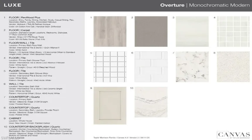 Design Selections