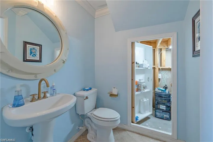 Hidden storage space