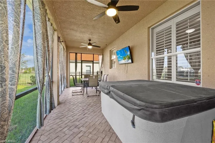 Oversized fenced in yard.