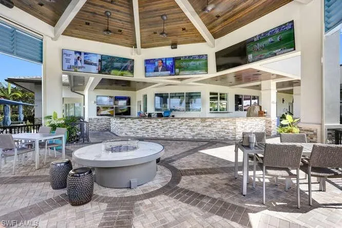 Patio dining