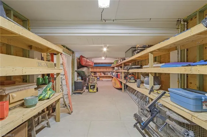 View of storage room