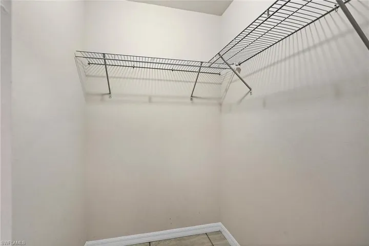 View of spacious closet