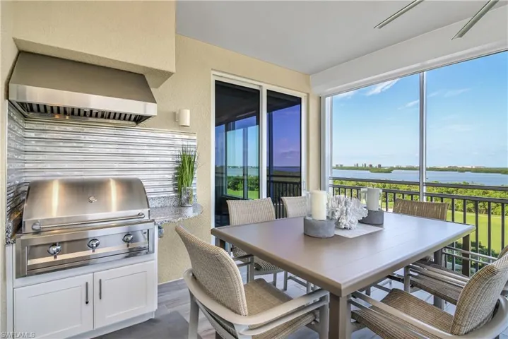 Screened-In Lanai with Grill