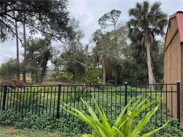 Lot attached has separate fence and shed