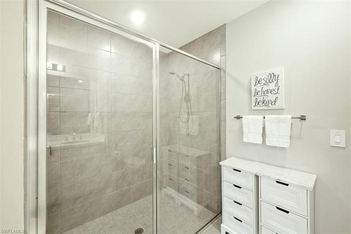 Master bathroom walk-in shower.