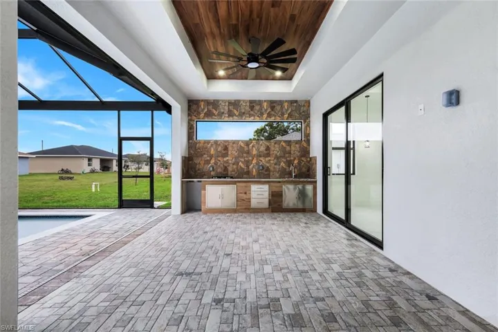 Unfurnished sunroom featuring healthy amount of natural light
