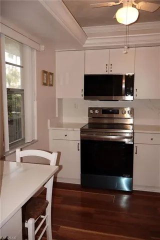 New Counter tops and appliances.  Eat in area