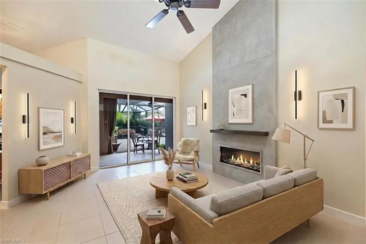 VIRTUALLY STAGED LIVING ROOM