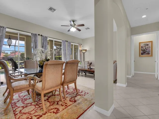 Formal Dining Room & Living Room