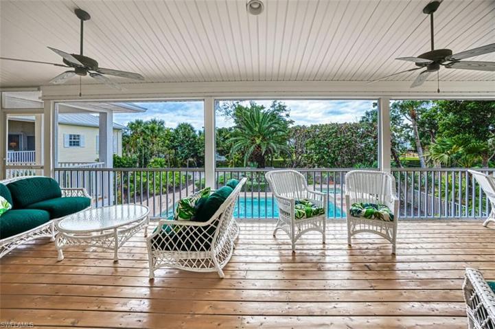 Covered Balcony, Overlooking Pool and Spa