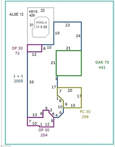 View of home floor plan