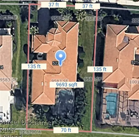 Map / location featuring property boundaries highlighted