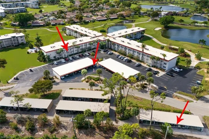 Building 5 includes carport & golf cart space