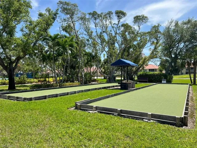 View of community with a lawn