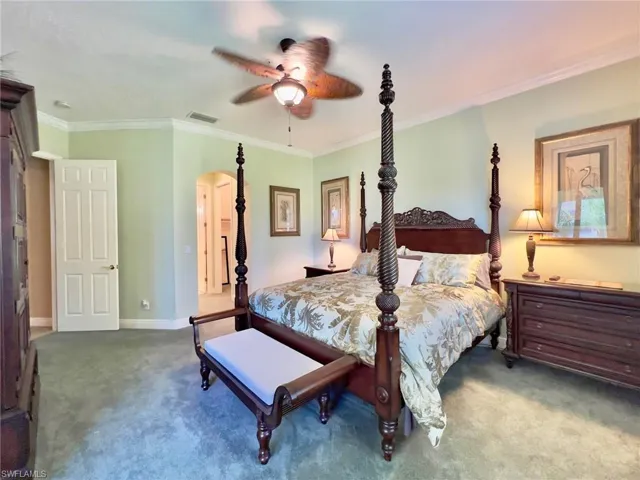 Spacious master bedroom