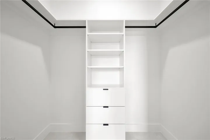View of spacious closet