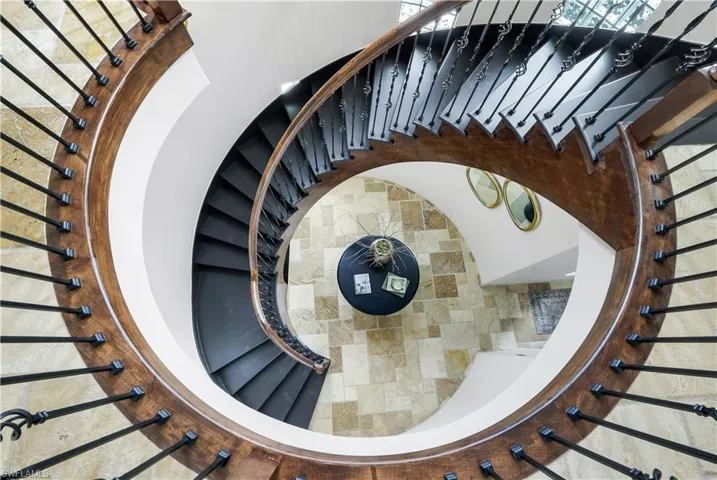 View of stairs