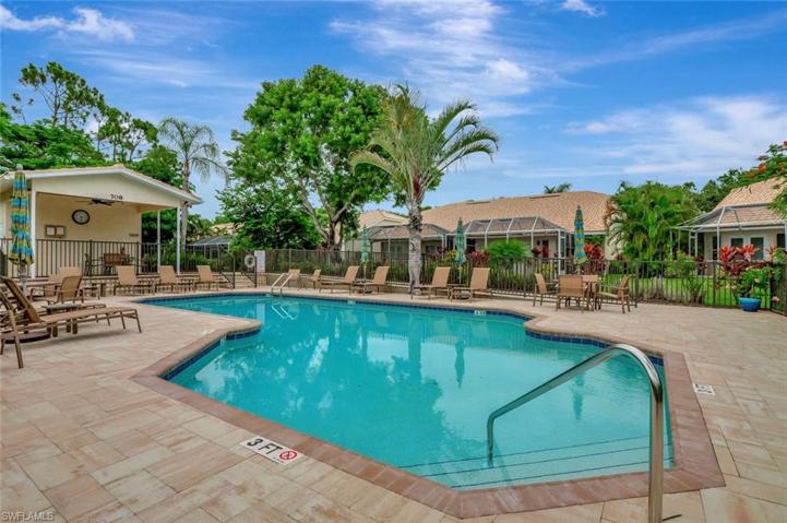 community pool just steps away
