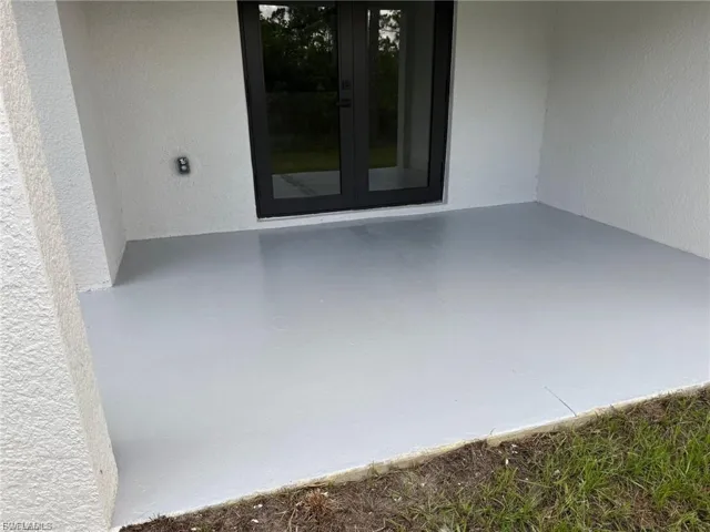 View of patio / terrace featuring french doors