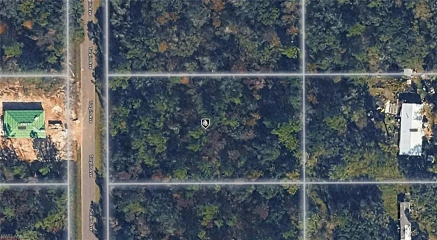 Aerial Property Map. Displaying the property boundaries and surrounding parcels