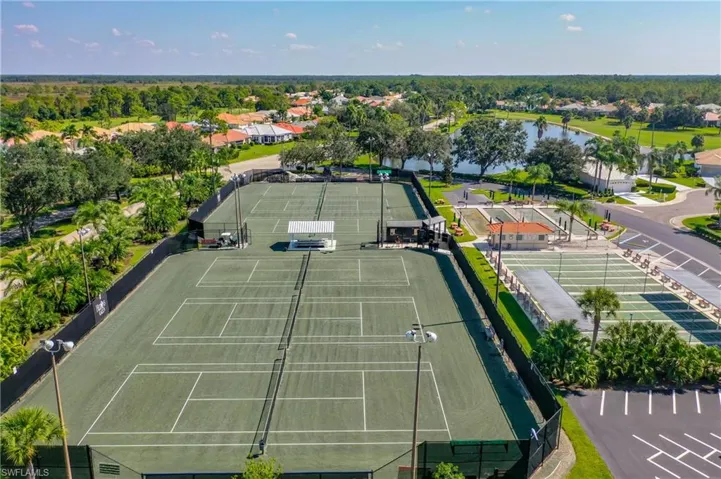 Tennis, bocce and shuffleboard courts