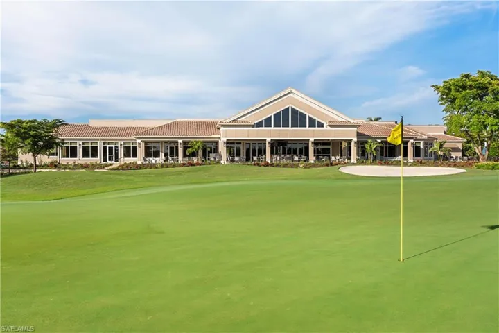 Rear view of clubhouse
