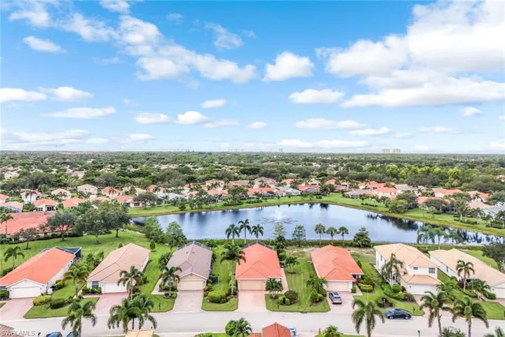 Aerial View of Home and Lake