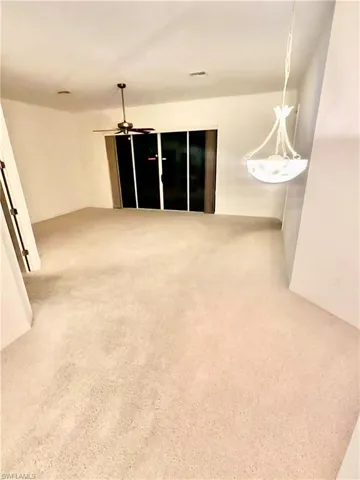 Very large area for living room and/or dining room