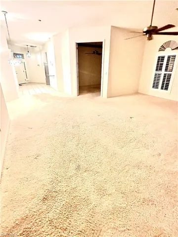 Huge living room/Great room that leads to Master bedroom off to the left, guest bedrooms off to the right, another bedroom toward the entry and kitchen toward entry to the right.