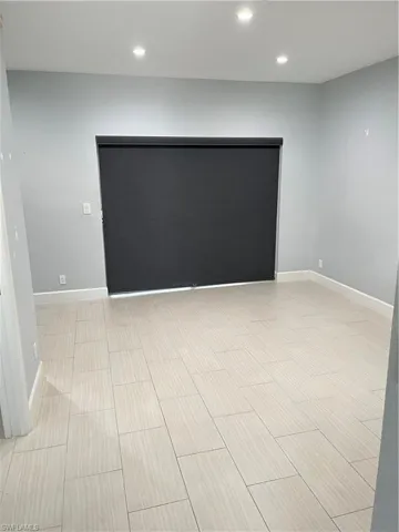 Living room featuring recessed lighting