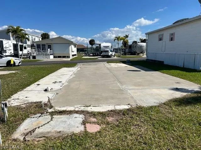 View from the back of the lot