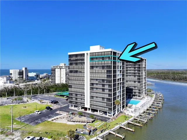 View of building exterior featuring a water view